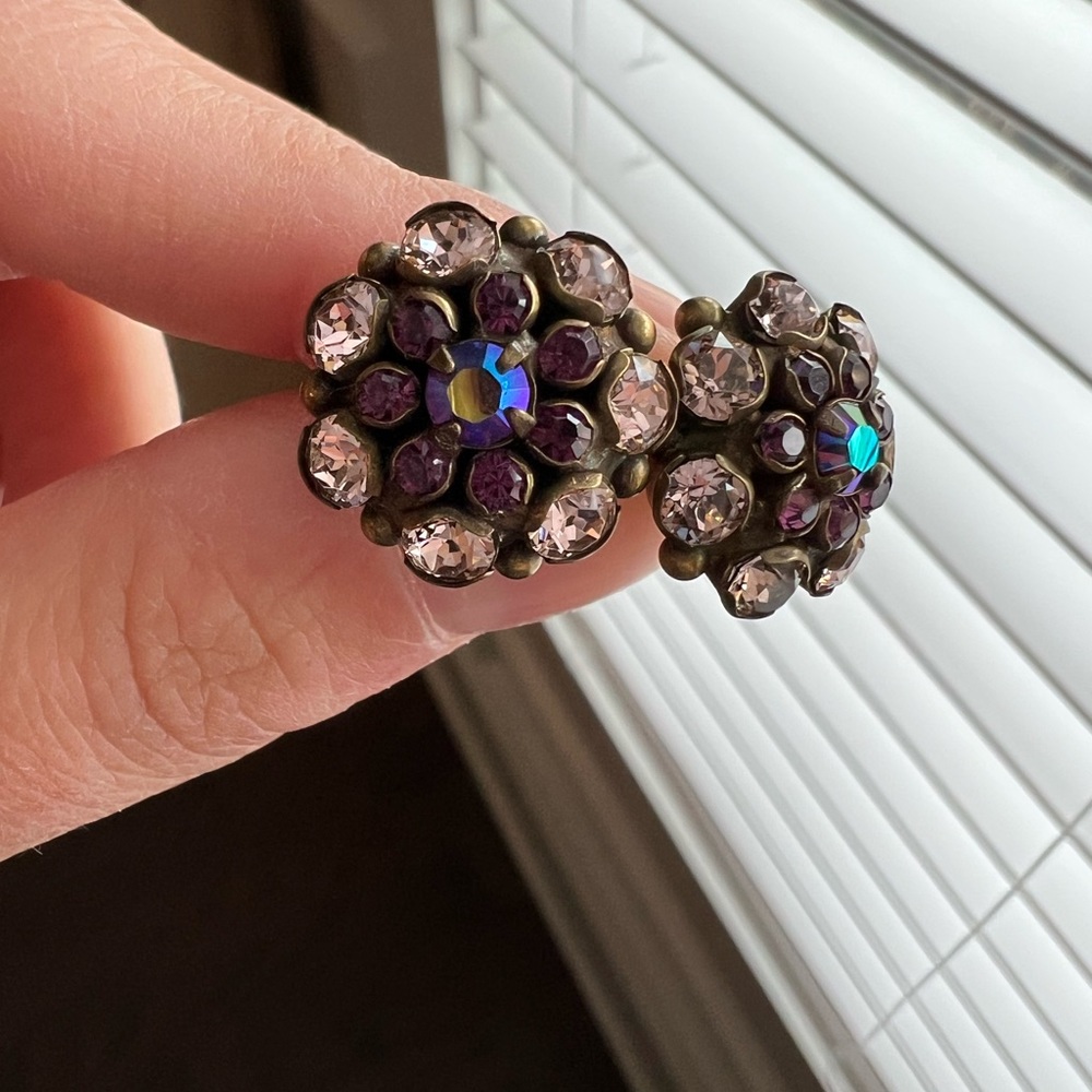 Sorelli Cluster Stud Earrings